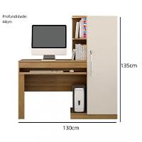 Escrivaninha 1 Porta 1 Gaveta Office Valdemoveis - 3