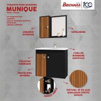 Conjunto Banheiro 3 Portas MDF Munique Bechara - 5