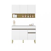 Cozinha Compacta com Tampo 120cm 6 Portas 1 Gaveta Line Kits Paraná - 2