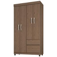 Guarda-Roupa Solteiro Lotus 4 Portas 2 Gavetas Demóbile - 1