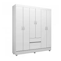 Guarda Roupa Casal 6 Portas 2 Gavetas Flash II Demóbile - 1