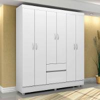 Guarda Roupa Casal 6 Portas 2 Gavetas Flash II Demóbile - 3