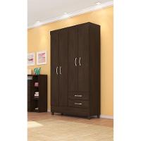 Guarda-Roupa Solteiro Astro 4 Portas 2 Gavetas Demóbile - 3