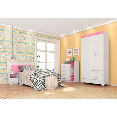 Guarda-Roupa Solteiro Astro 4 Portas 2 Gavetas Demóbile