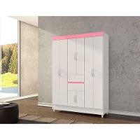 Guarda Roupa Casal 6 Portas 2 Gavetas Ecom II Demóbile - 3