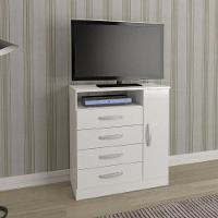 Cômoda 4 Gavetas 1 Porta Delta Atualle - 1