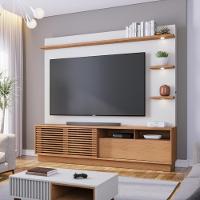 Estante Home para TV até 70 Polegadas 1 Porta 1 Gaveta Led Campeche Colibri - 1