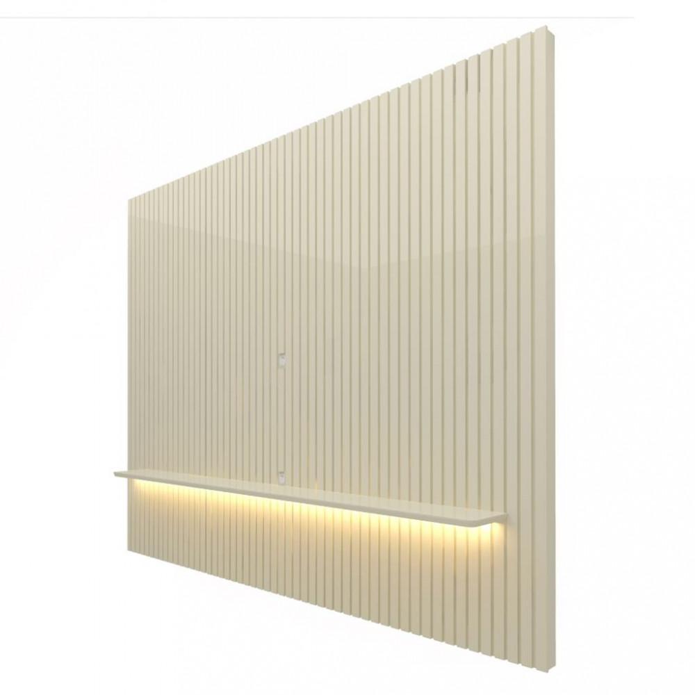 Painel para Tv até 85 Polegadas 230cm Ripado Nobre Gelius - 3