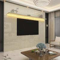 Painel para Tv até 85 Polegadas 230cm Ripado Nobre Gelius - 2