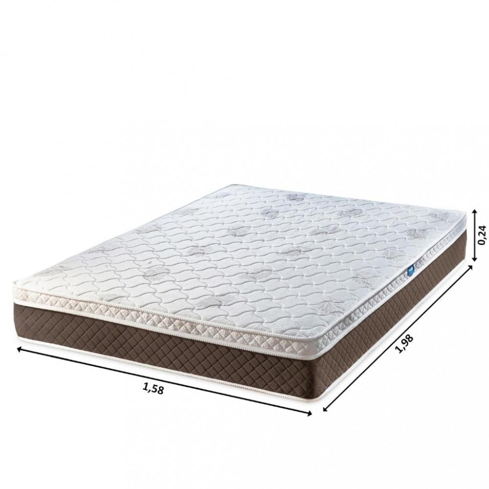 Colchão Queen 158cm Molas Ensacadas 1 Euro Genebra Umaflex - 2