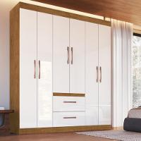 Guarda Roupa Casal 6 Portas 2 Gavetas Santiago Doripel - 1