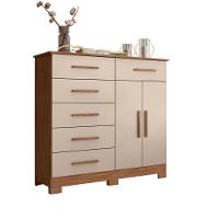 Cômoda 2 Portas 6 Gavetas Xangai Albatroz - 2