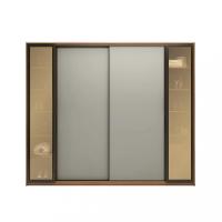 Guarda Roupa Casal com Vidro Reflecta 4 Portas 4 Gavetas Flex Laredo Demartêz - 2