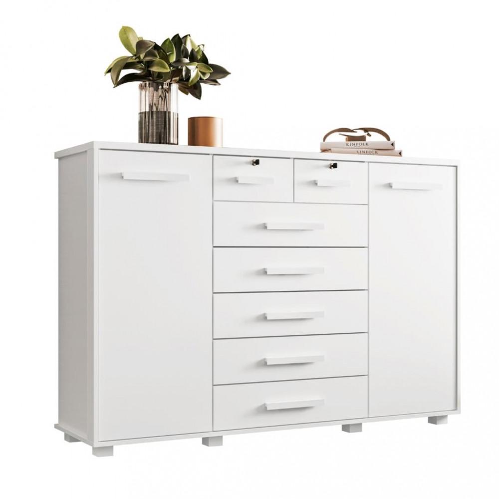 Cômoda 2 Portas 7 Gavetas Fontana Albatroz - 2