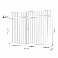 Painel Ripado para Tv até 70 Polegadas Link 2.0 HB Móveis - 3
