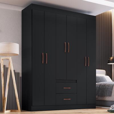 Guarda Roupa Solteiro 6 Portas 2 Gavetas Montevideu Doripel