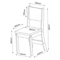 Conjunto Sala de Jantar Mirage 8 Cadeiras Sol Viero - 4