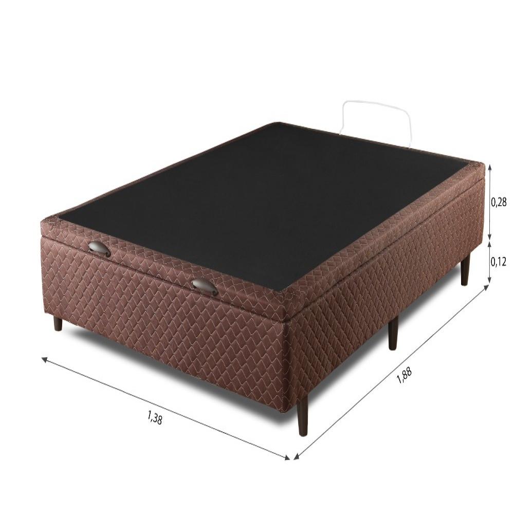 Base Box Casal Baú 138cm Max Umaflex - 2