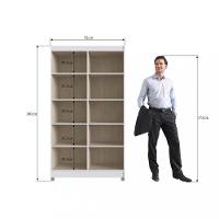 Armário Multiuso com Espelho 4 Portas Denver Doripel - 4