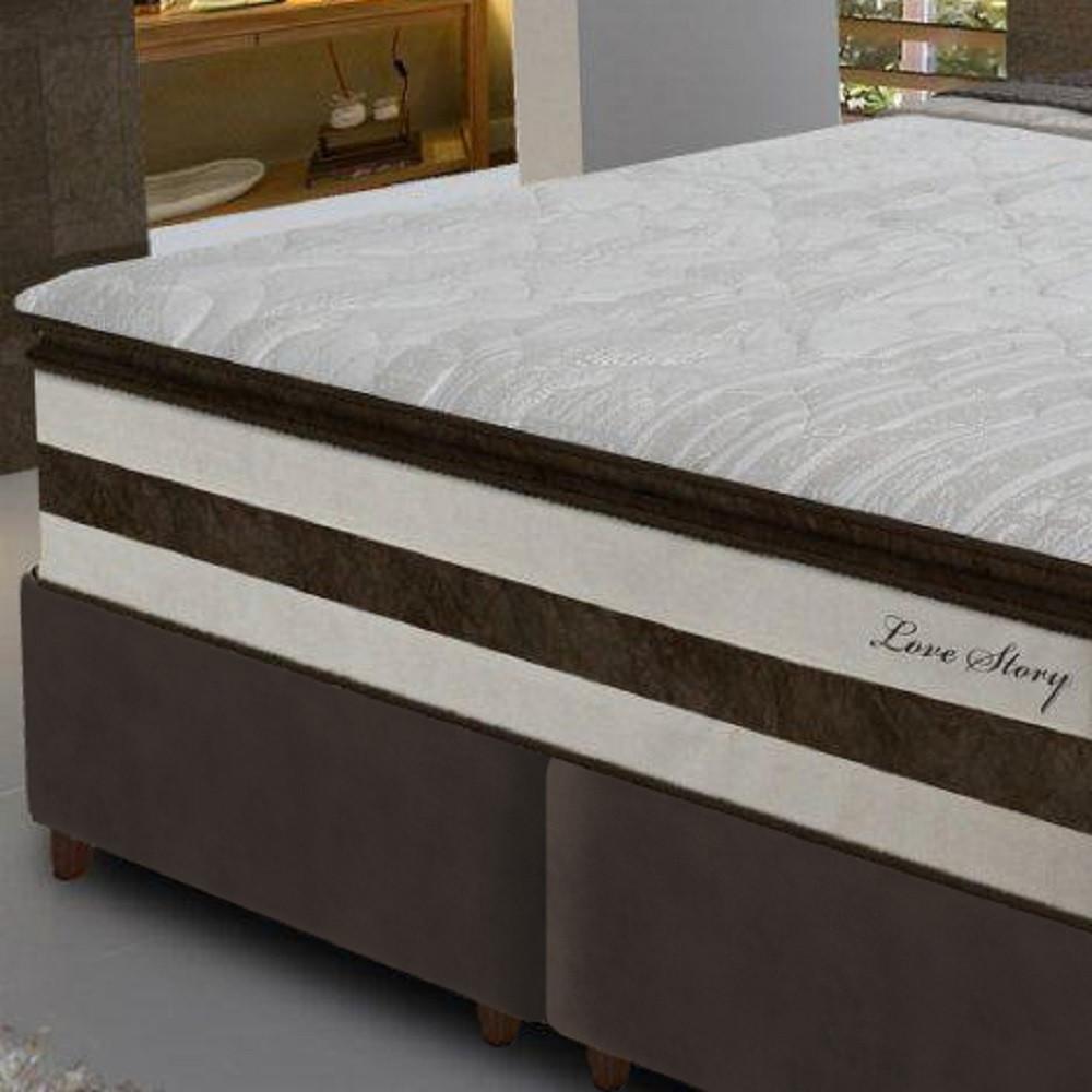 Conjunto Box King 193 cm Pillow Top Love Story Gazin - 2