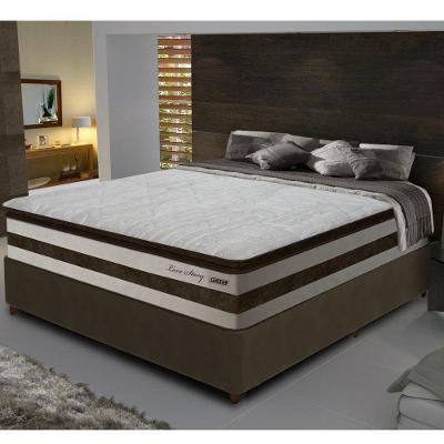 Conjunto Box Casal 138cm Pillow Top Love Story Gazin
