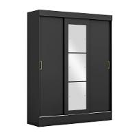 Guarda Roupa Casal com Espelho 3 Portas de Correr San Marino Maxel Móveis - 2