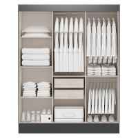 Guarda Roupa Casal com Espelho 3 Portas de Correr San Marino Maxel Móveis - 3