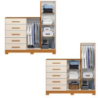 Cômoda com Espelho 5 Gavetas 2 Portas New Master Albatroz - 3