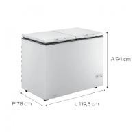 Freezer Horizontal Consul 2 Portas CHB42F 414L - 6