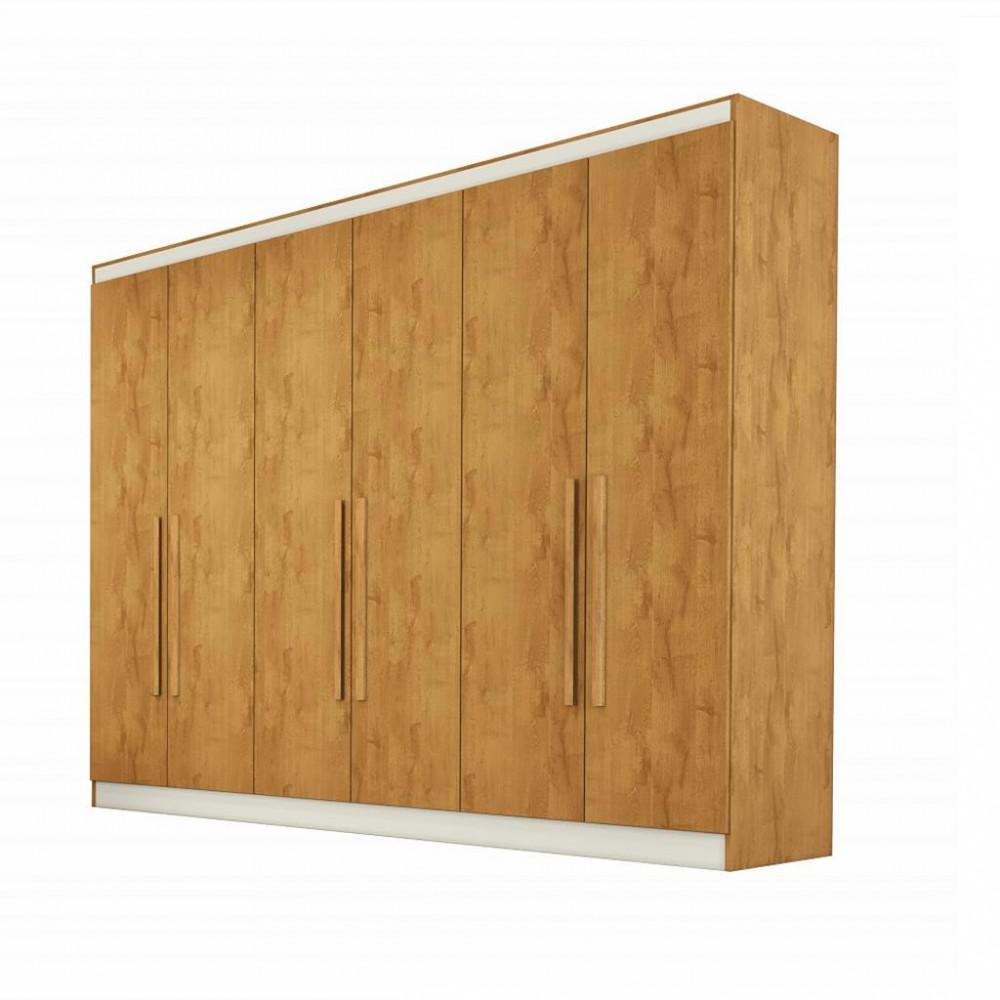 Guarda Roupa Casal 6 Portas 4 Gavetas MDF Oslo Made Marcs - 2