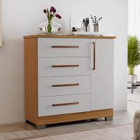 Cômoda 4 Gavetas 1 Porta NT 5185 Notável Móveis - 1