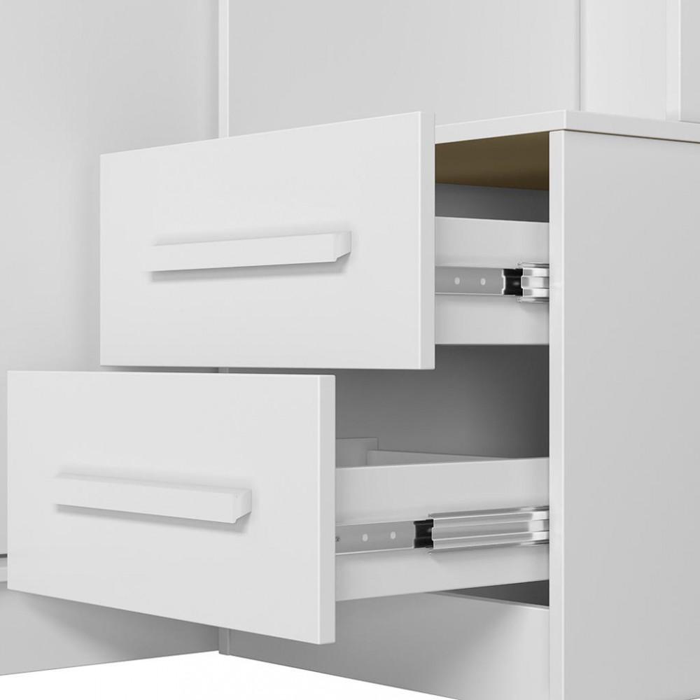 Dormitório Modulado Casal 6 Portas 2 Gavetas Florença Moval - 7