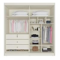 Guarda Roupa Casal 4 Portas 3 Gavetas Potente Móveis Europa - 3