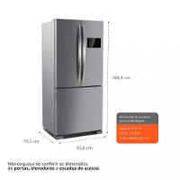 Geladeira Brastemp BRO85AK French Door Frost Free 554L