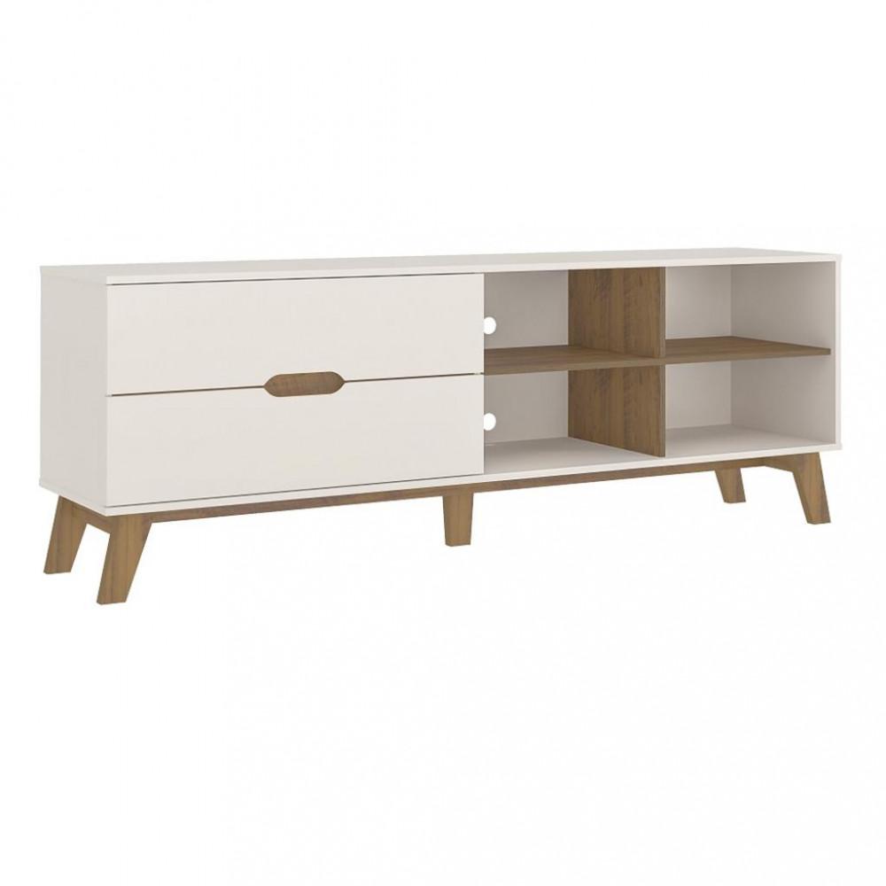 Rack para TV até 75 Polegadas 2 Gavetas Verona Artely - 2