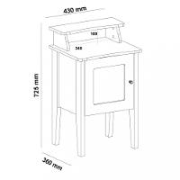 Mesa de Apoio 1 Porta Charlote Artely - 3