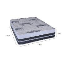 Colchão King 193cm Silver Star Air Pocket One Face Colchões Castor - 2