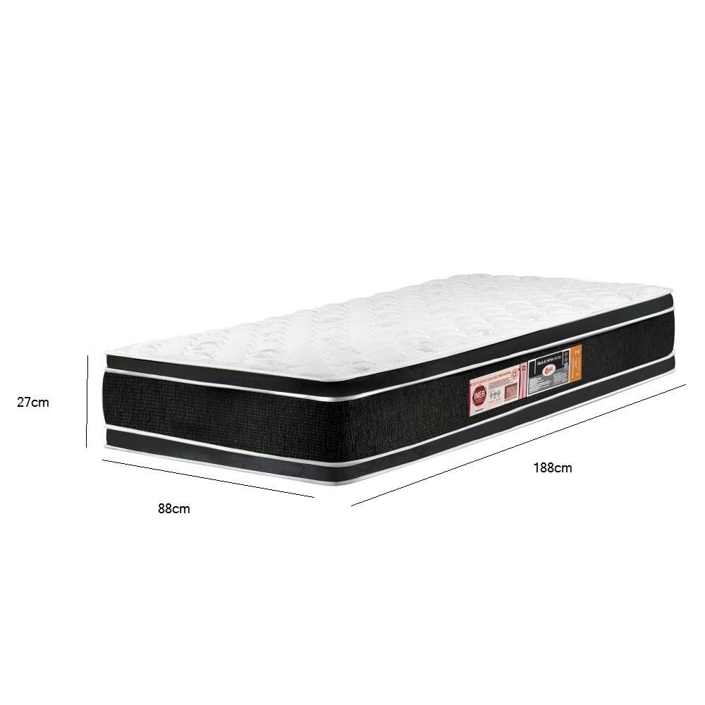 Colchão Solteiro 88cm Espuma Air D33 Double Face Colchões Castor - 2