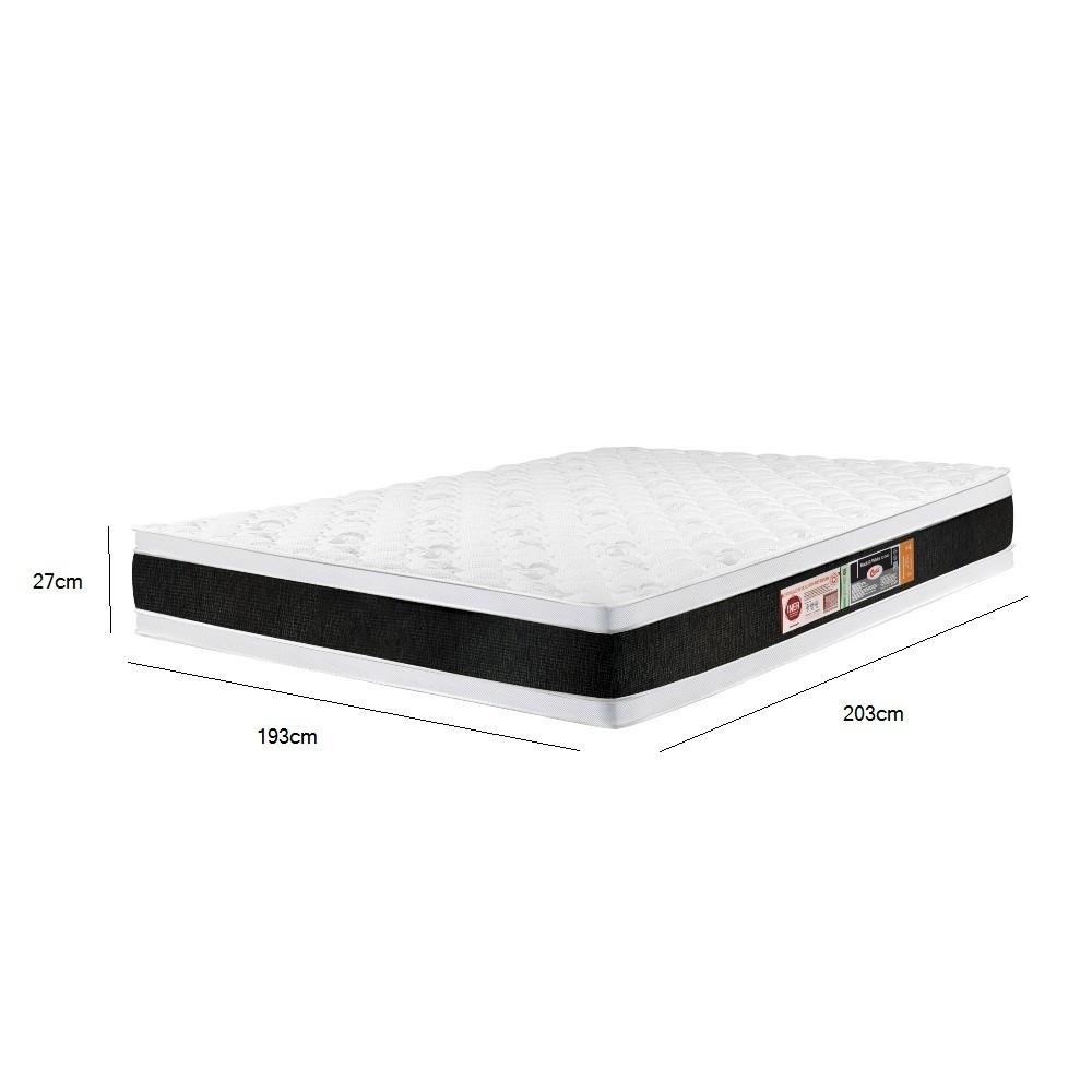 Colchão King 193cm Espuma Air D45 Double Face Colchões Castor - 2