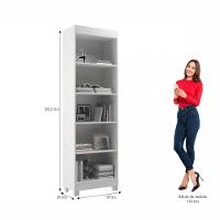 Estante Livreiro Montreal Móveis Sul - 3