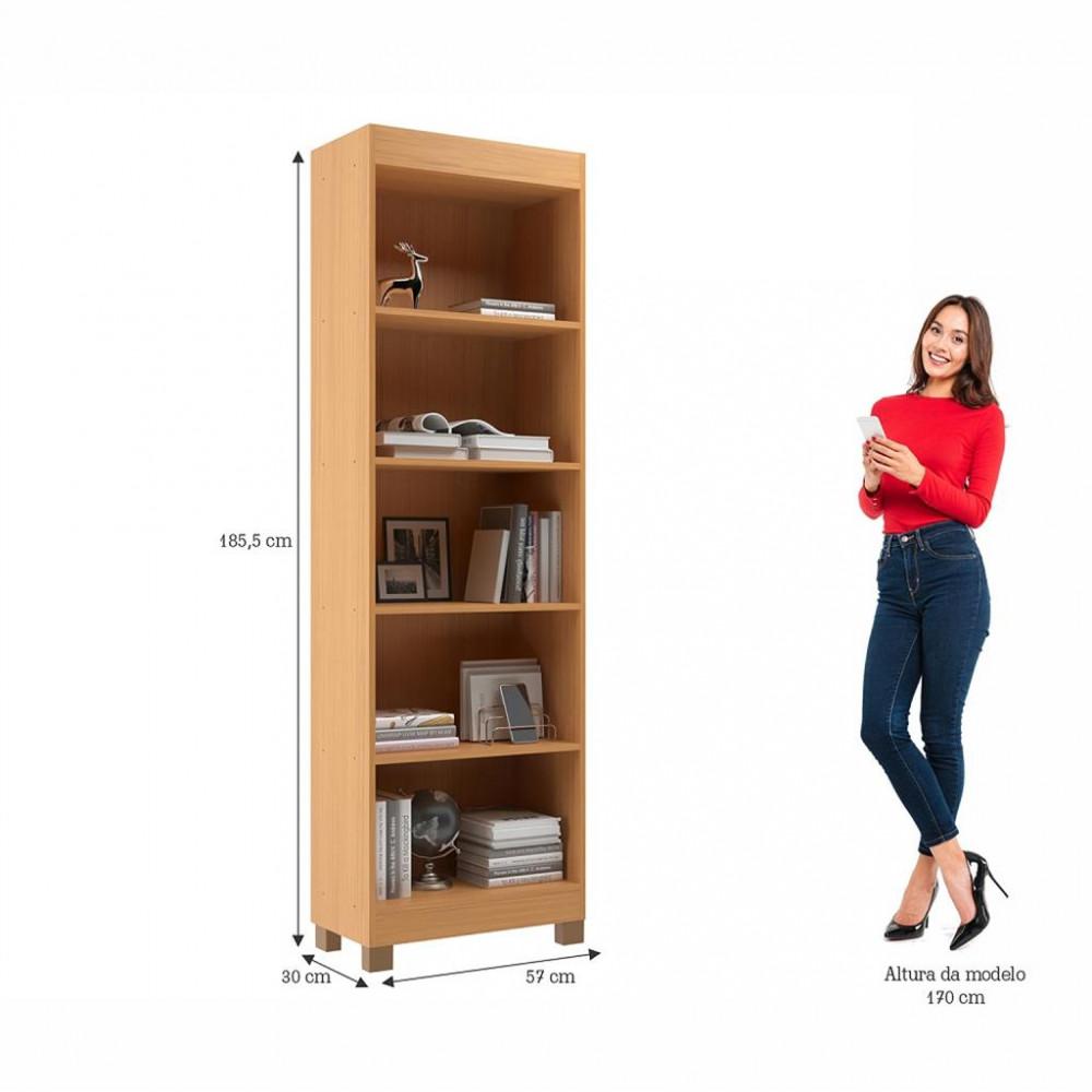 Estante Livreiro Montreal Móveis Sul - 3