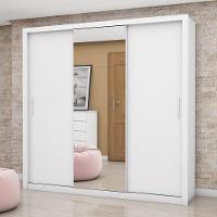 Guarda Roupa Casal Espelho 3 Portas 4 Gavetas Luna Plus Carioca Móveis - 1