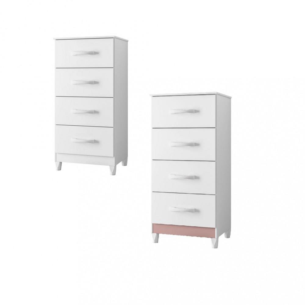 Cômoda 4 Gavetas Flex Mobi Albatroz - 2