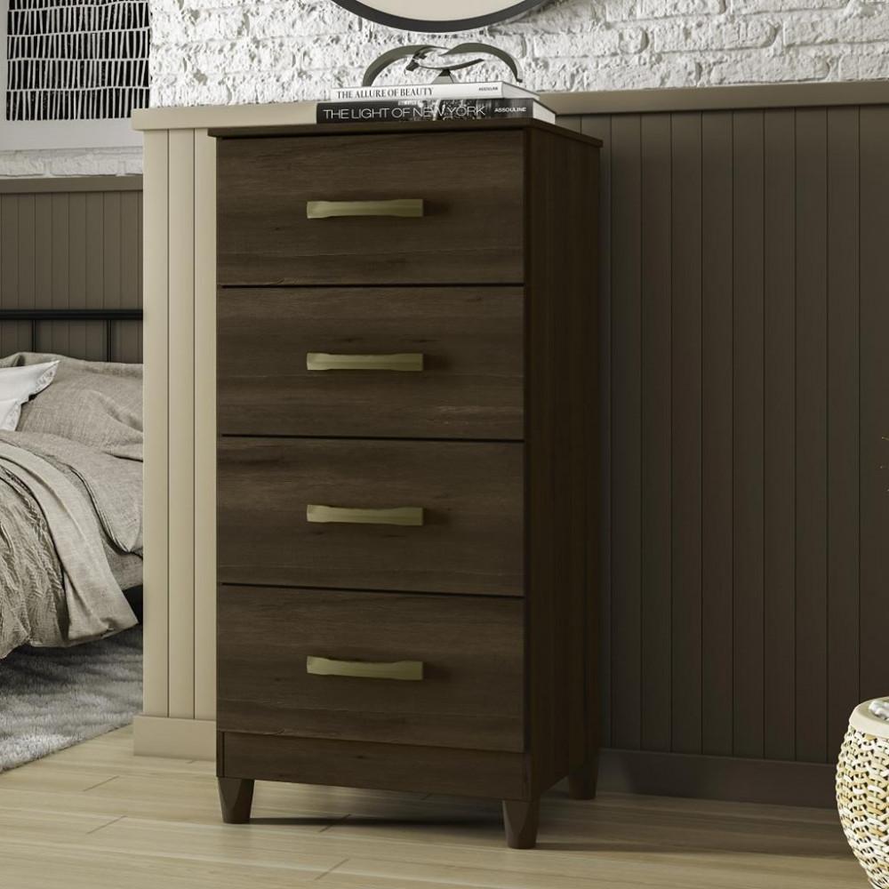 Cômoda 4 Gavetas Mobi Albatroz - 1