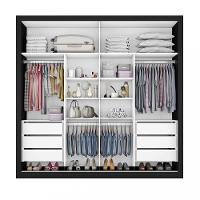 Guarda Roupa Casal com 1 Porta com espelho Servilha Made Marcs - 3