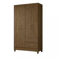 Guarda Roupa Solteiro 4 Portas 2 Gavetas Chile Moval - 2