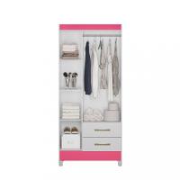 Guarda Roupa 3 Portas 2 Gavetas Lima Moval - 3