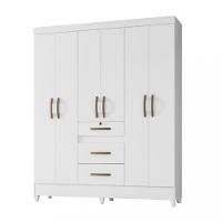 Guarda Roupa 6 Portas 3 Gavetas Itatiba Moval - 2