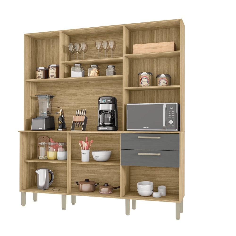 Cozinha Compacta 6 Portas 2 Gavetas Ferrara Kits Paraná - 3