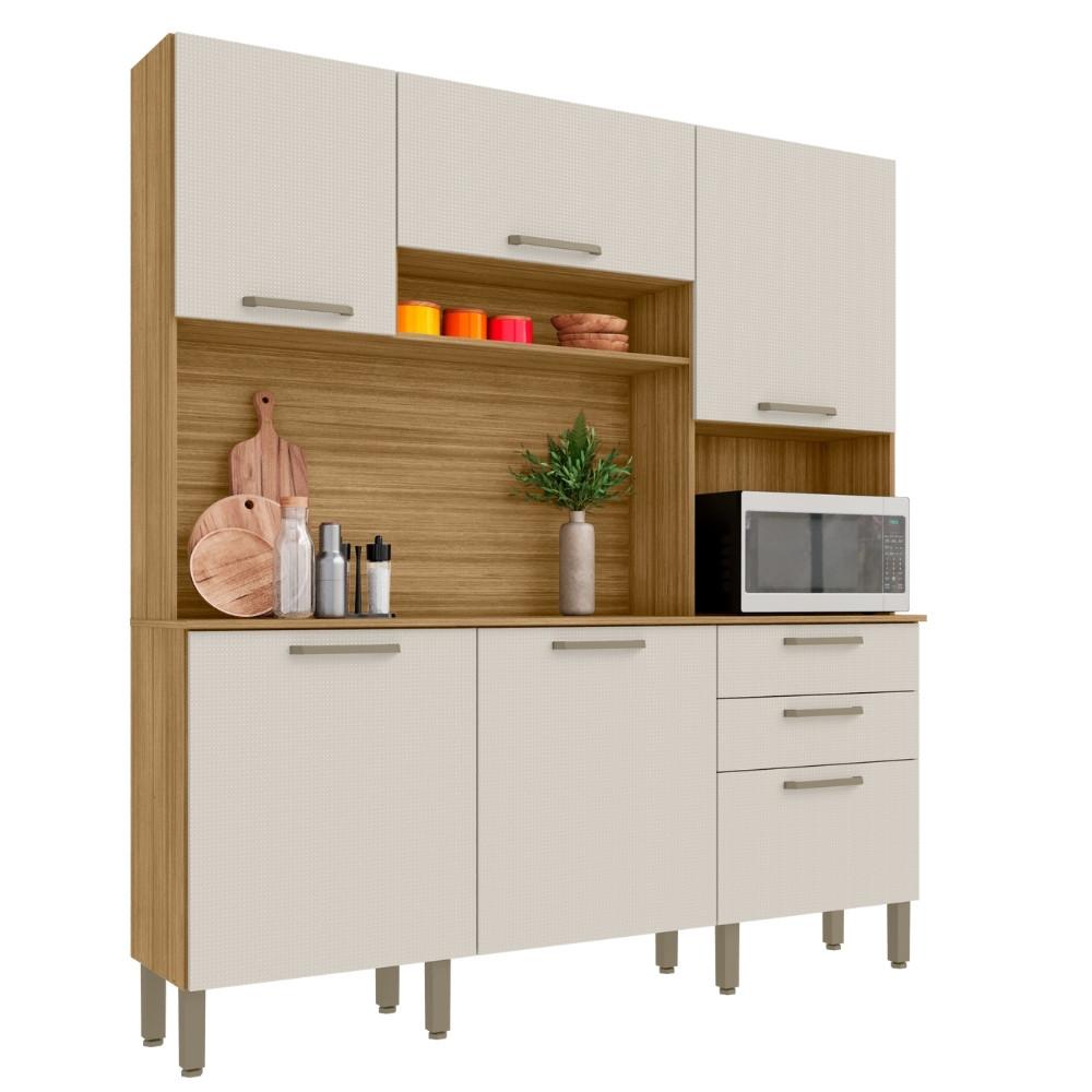 Cozinha Compacta 6 Portas 2 Gavetas Ferrara Kits Paraná - 2